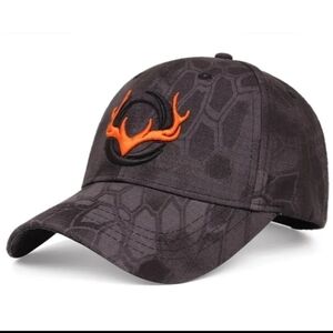 New men's deer antlers baseball cap hat adjustable